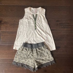 Obstacle Course Tank with Tried And True Shorts